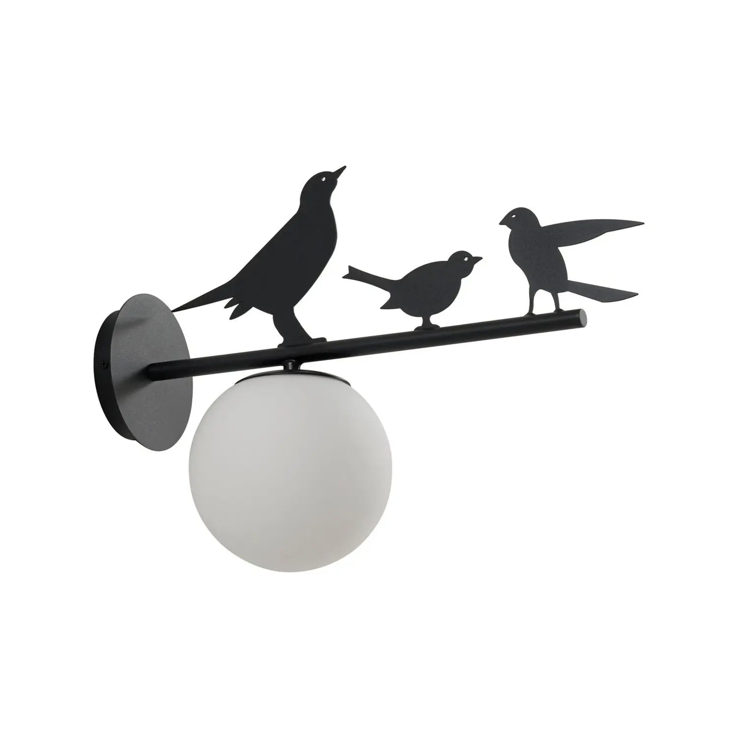 B-Ware Außenwandleuchte Wandlampe Lindby Lintu Vogel Metall Schwarz Außenlampe Ip44 - 4255830902659