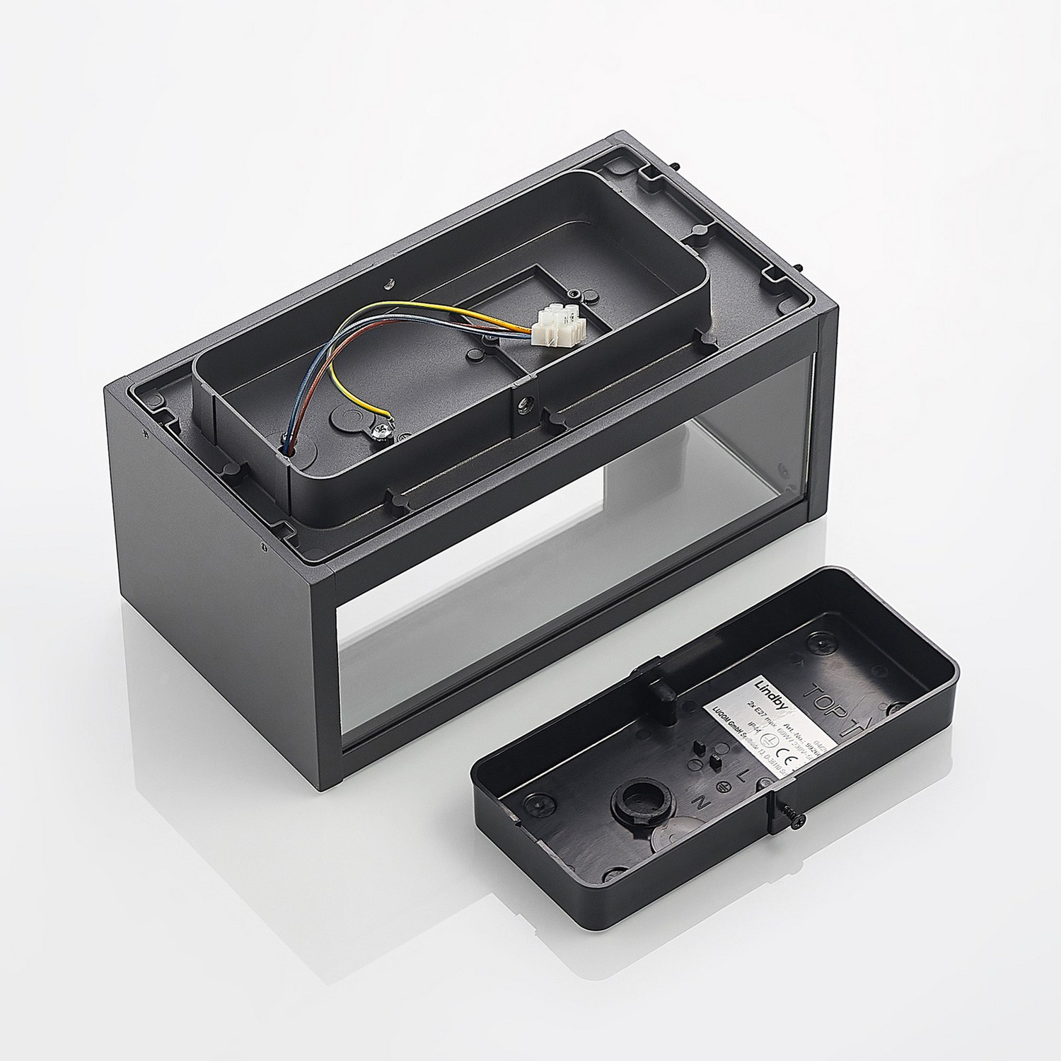 B-Ware Lindby Peldar Außenwandleuchte Außen Wandleuchte Wandleuchte Wandleuchte 2 Stück - 4251911704341