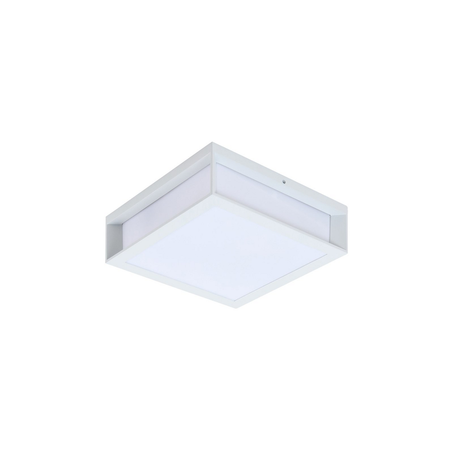 Lindby Außenwandleuchte Sivana Weiß, Alu 26 Cm X 26 Cm Wandlampe Lampe Leuchte B-Ware - 4251911786835