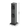 B-Ware Lindby Aviko Steckdosensäule Gartensteckdose Steckdose Außensteckdose Outdoor - 4251911712131
