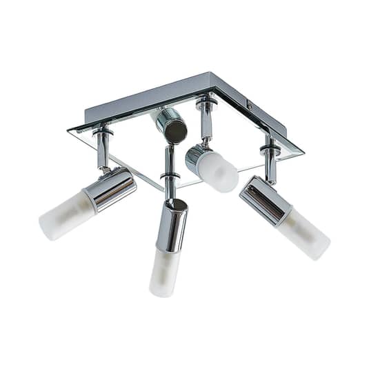 Lindby Bad-Deckenlampe Zela Deckenlampe Deko-Deckenlicht G9 4-flg 32 x 32 cm - 8502193117964