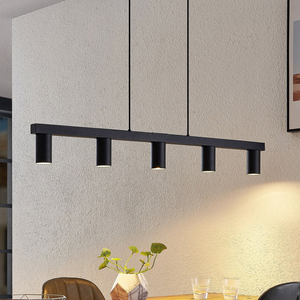 B-Ware Lindby Baliko Hängeleuchte Deckenlampe Lampe Pendelleuchte 5 Flmg Gu10 Schw449