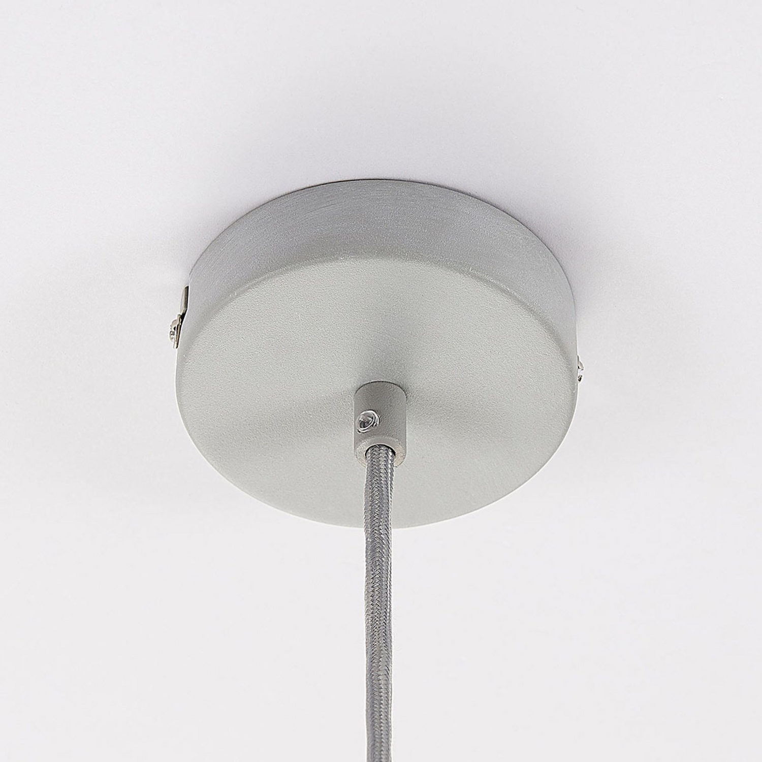 B-Ware Lindby Beton Pendelleuchte Morton Pendelleuchte Lampe Leuchte E27 ø 29 Cm Grau