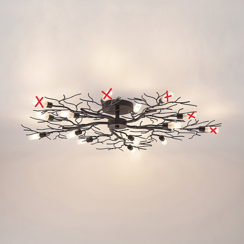 Lindby Bigna Deckenlampe Wohnzimmerleuchte Deckenlampe Lampe G9 SIEHE TEXT/F666 - 4251096599800