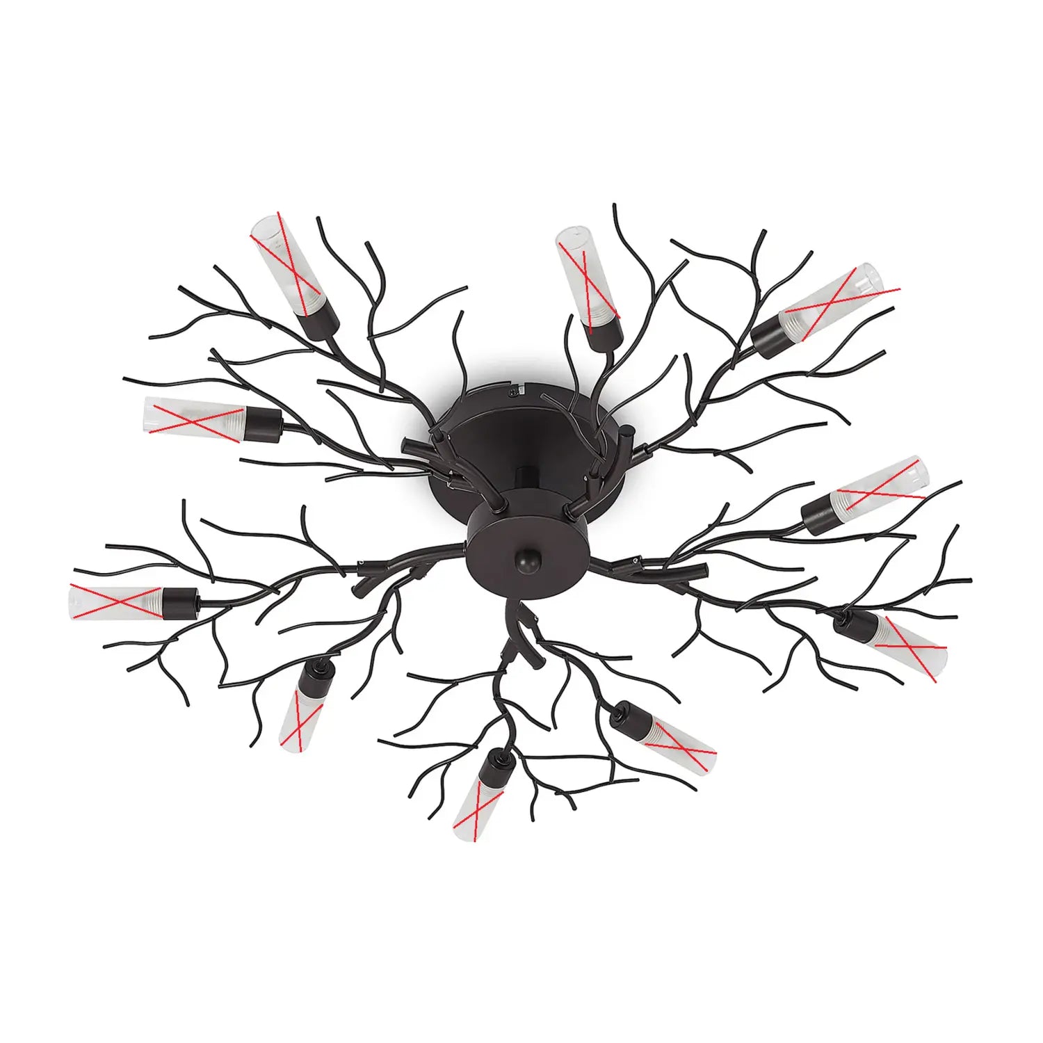 B-Ware Lindby Bigna Deckenlampe Wohnzimmerleuchte Deckenlampe Lampe G9 Siehe Text/Foto - 4251096599800