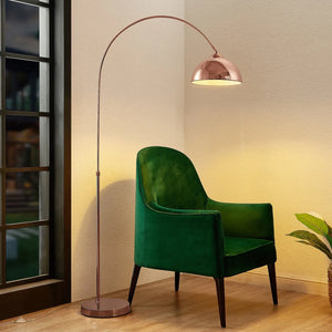 B-Ware Lindby Lennart Bogenstehleuchte Stehleuchte Standlampe Licht Kupfer Siehe Text