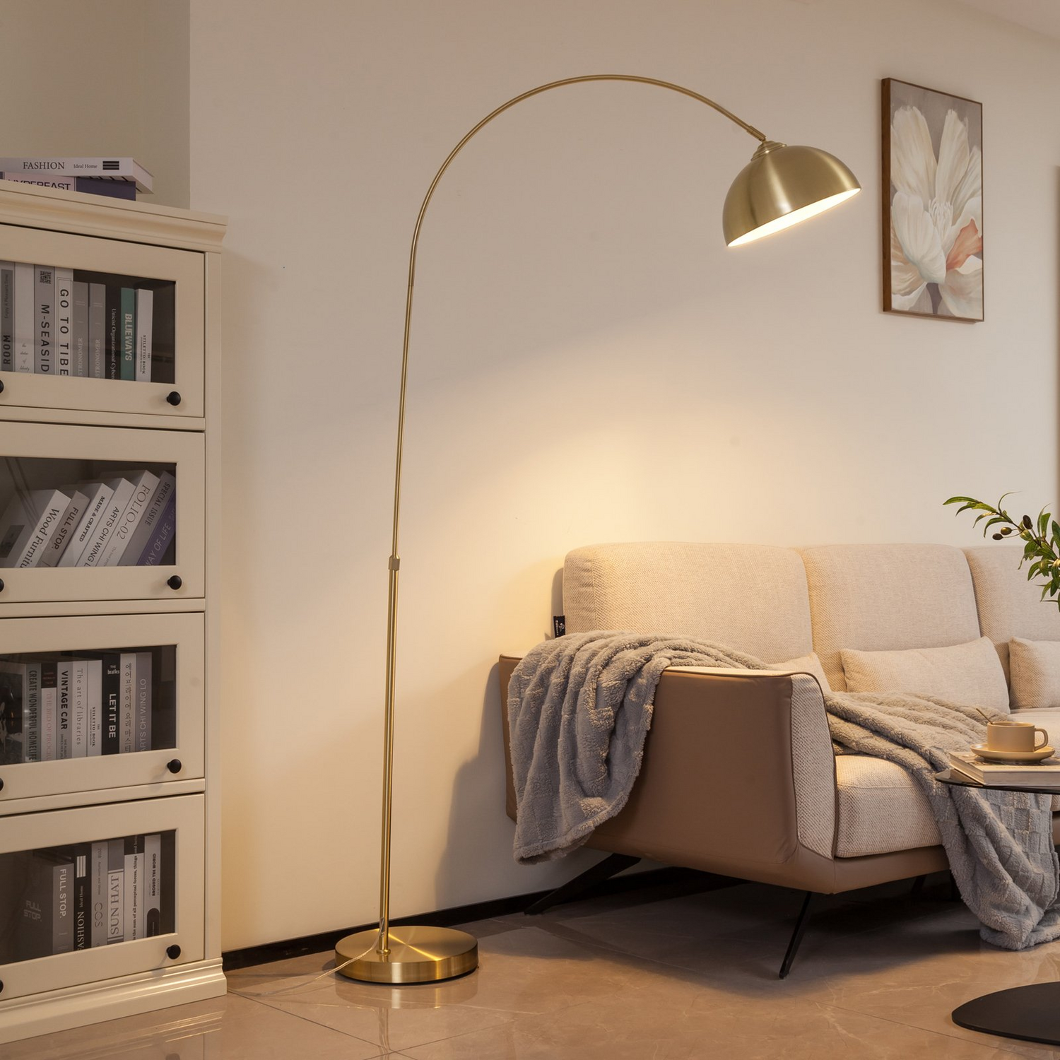 B-Ware Lindby Lennart Bogenstehleuchte Standleuchte Stehlampe Leuchte Siehe Text/Foto - 4251096594447