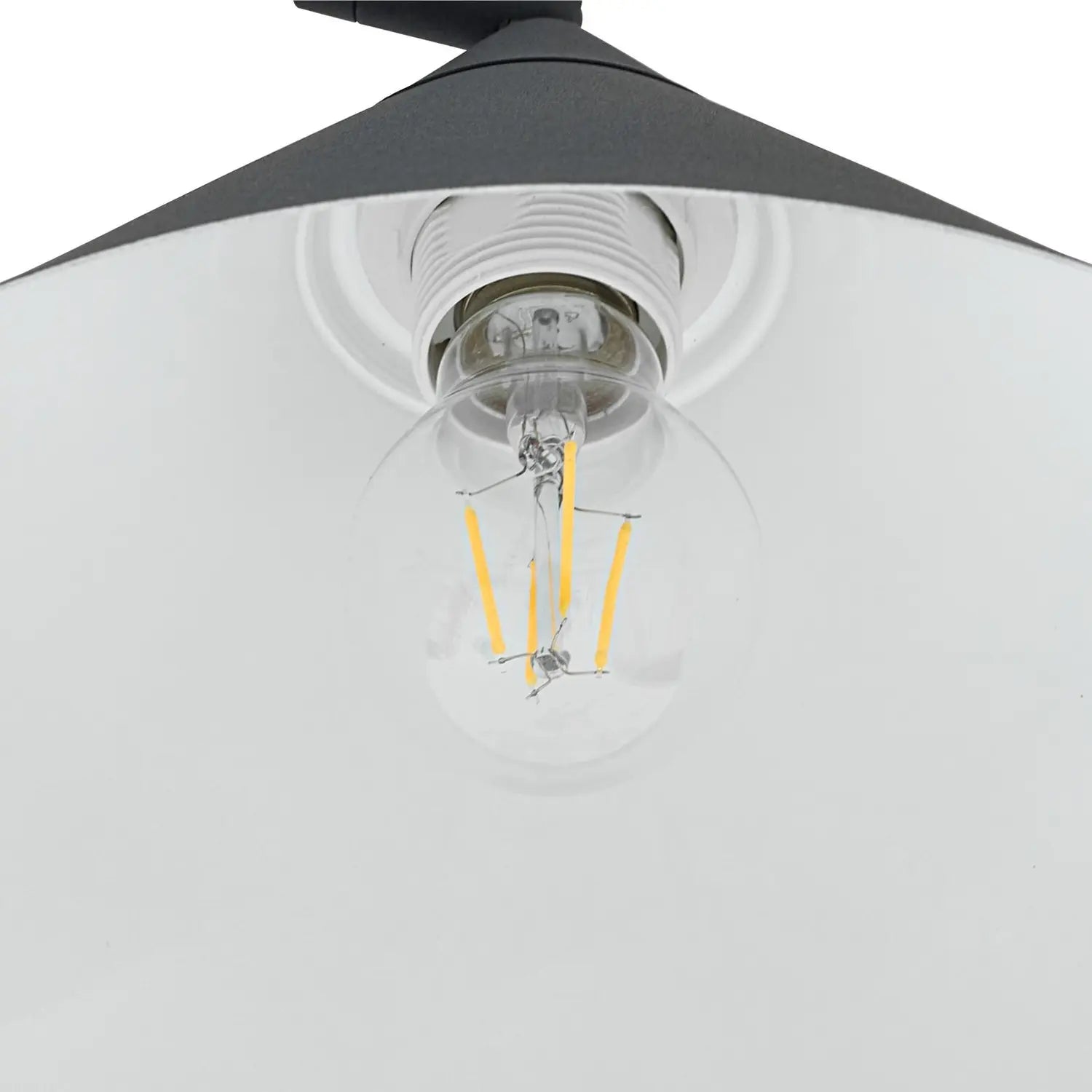 B-Ware Lindby Bogenlampe Stehlampe Triangolo Standleuchte Schwarz Metall E27 Höhe 195cm - 4255830902680