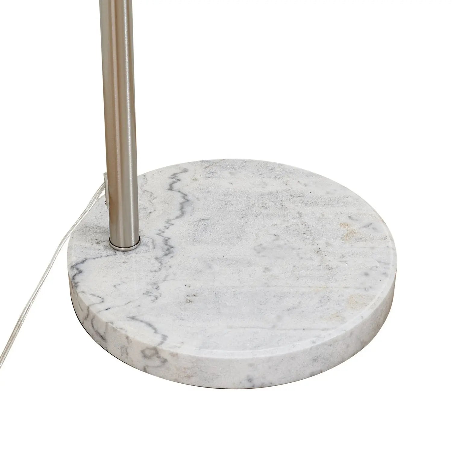 B-Ware Lindby Bogenleuchte Stehlampe Alverton Weiß Nickel Glas 197 Cm Leuchte 3 Stück - 4255830904271