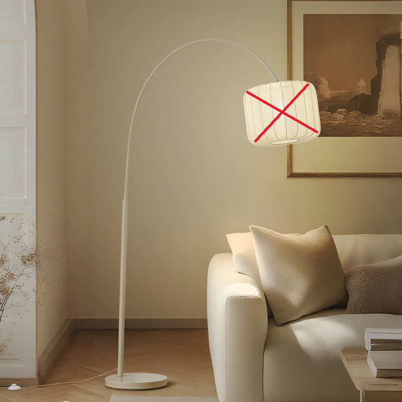 Lindby Bogenleuchte Stehlampe Helin beige Textil Höhe 1985 cm SIEHE TEXT/FOTO - 4255830904325