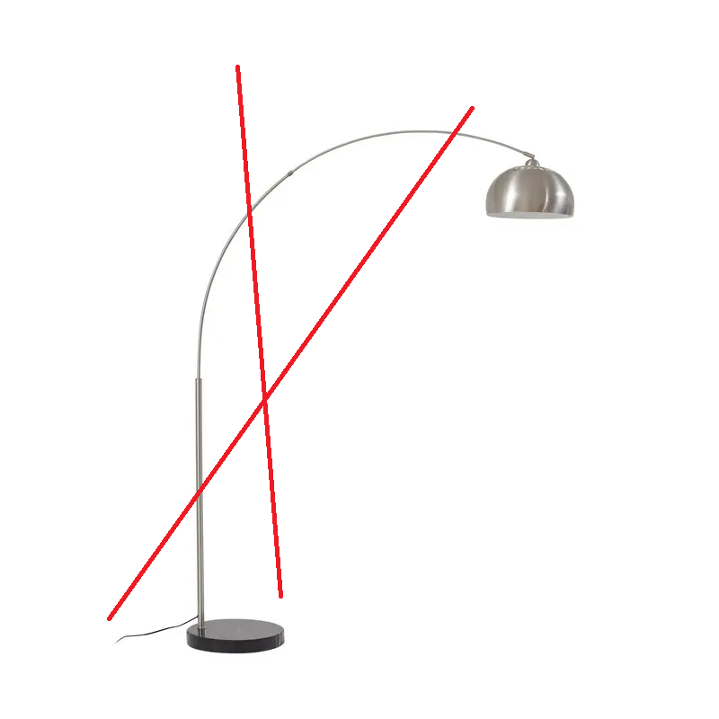Lindby Bogenleuchte Bogenlampe Stehlampe Hernando nickel Stahl SIEHE TEXT/FOTO - 4255830904332