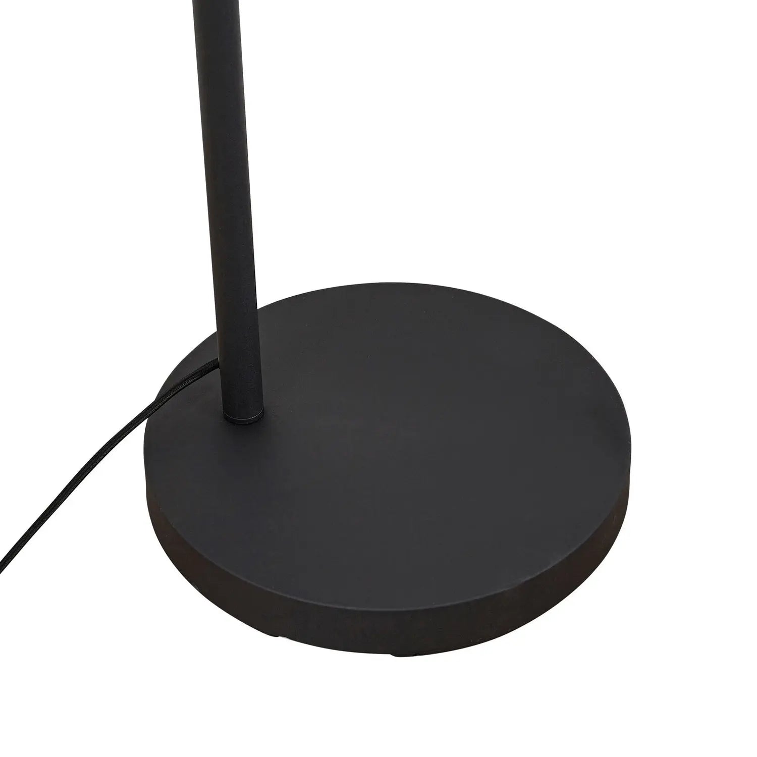 B-Ware Lindby Bogenleuchte Solvian Schwarz/Natur Bambus Metall Lampe Leuchte Spot - 4255830904288
