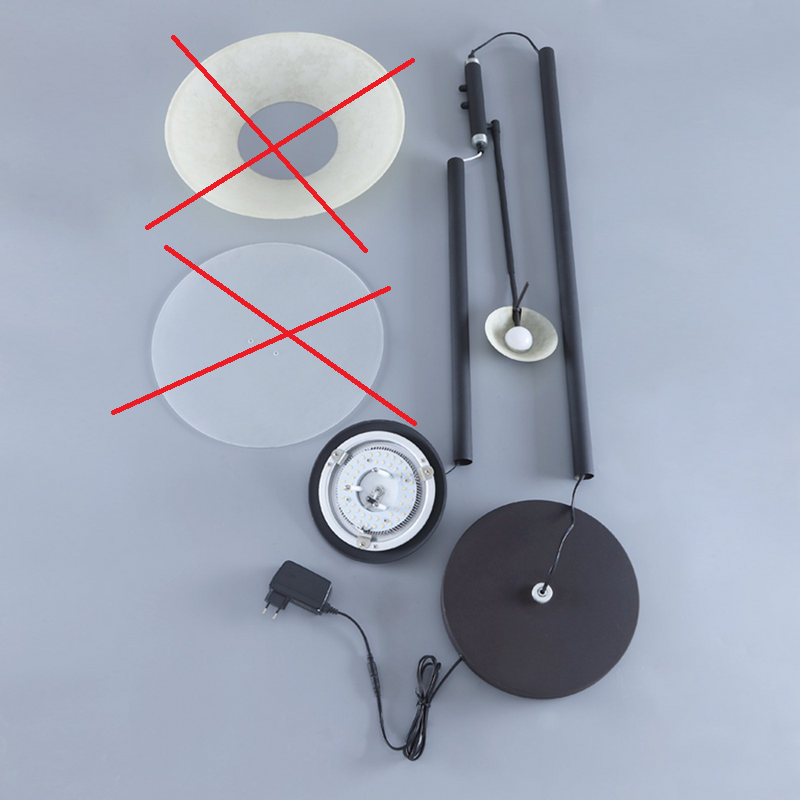 Lindby Bogenstehlampe Stehleuchte Emilienne schwarz goldfarben Wohnzimmer La192 - 4251096592771