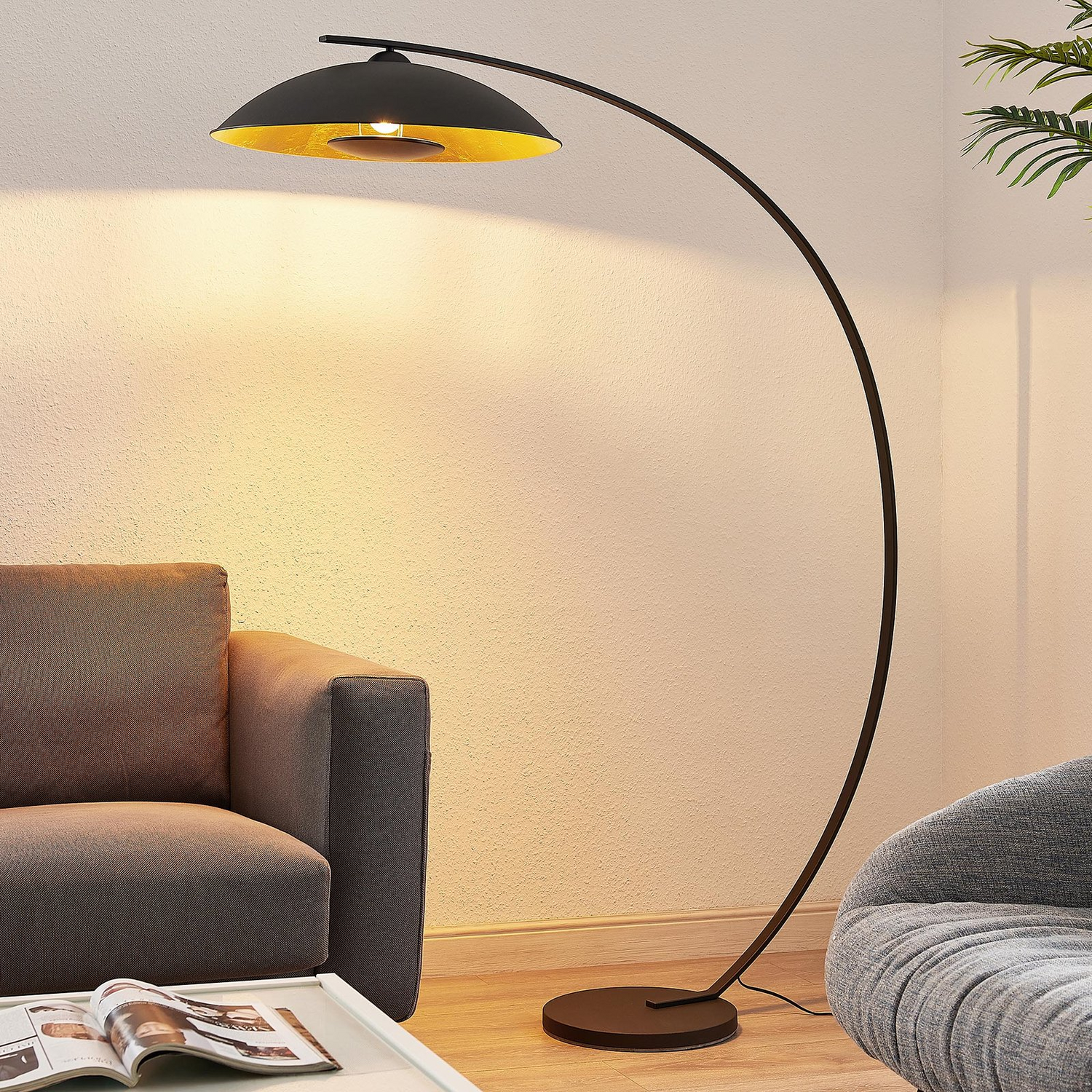 Lindby Emilienne Bogenstehlampe Standleuchte Stehleuchte Lampe Siehe Text/Foto B-Ware - 4251096592771
