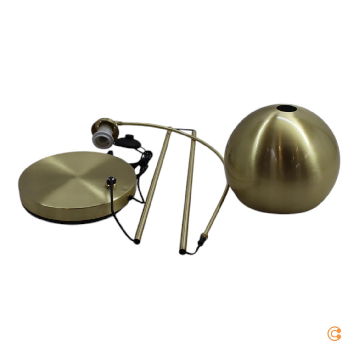 B-Ware Lindby Bogenstehlampe Moisia Stehleuchte Stehlampe Lampe Leuchte Siehe Text/Foto