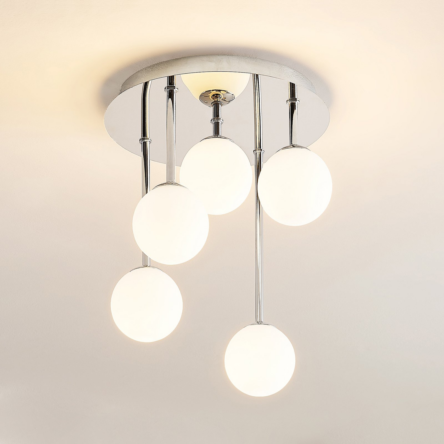 Plafonnier Lindby Chrissy de qualité B, lampe de salon LA653 