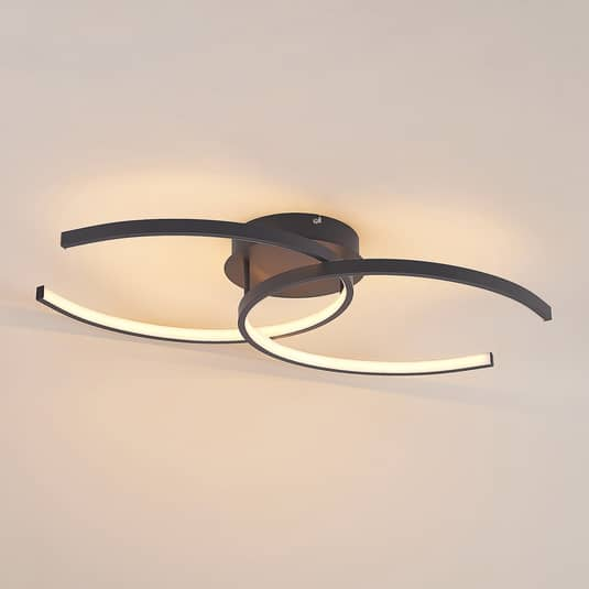 B-Ware Lindby Cirlio Led Deckenlampe Cct Anthrazit Deckenlampe Lampe Leuchte Designer - 4251911707526