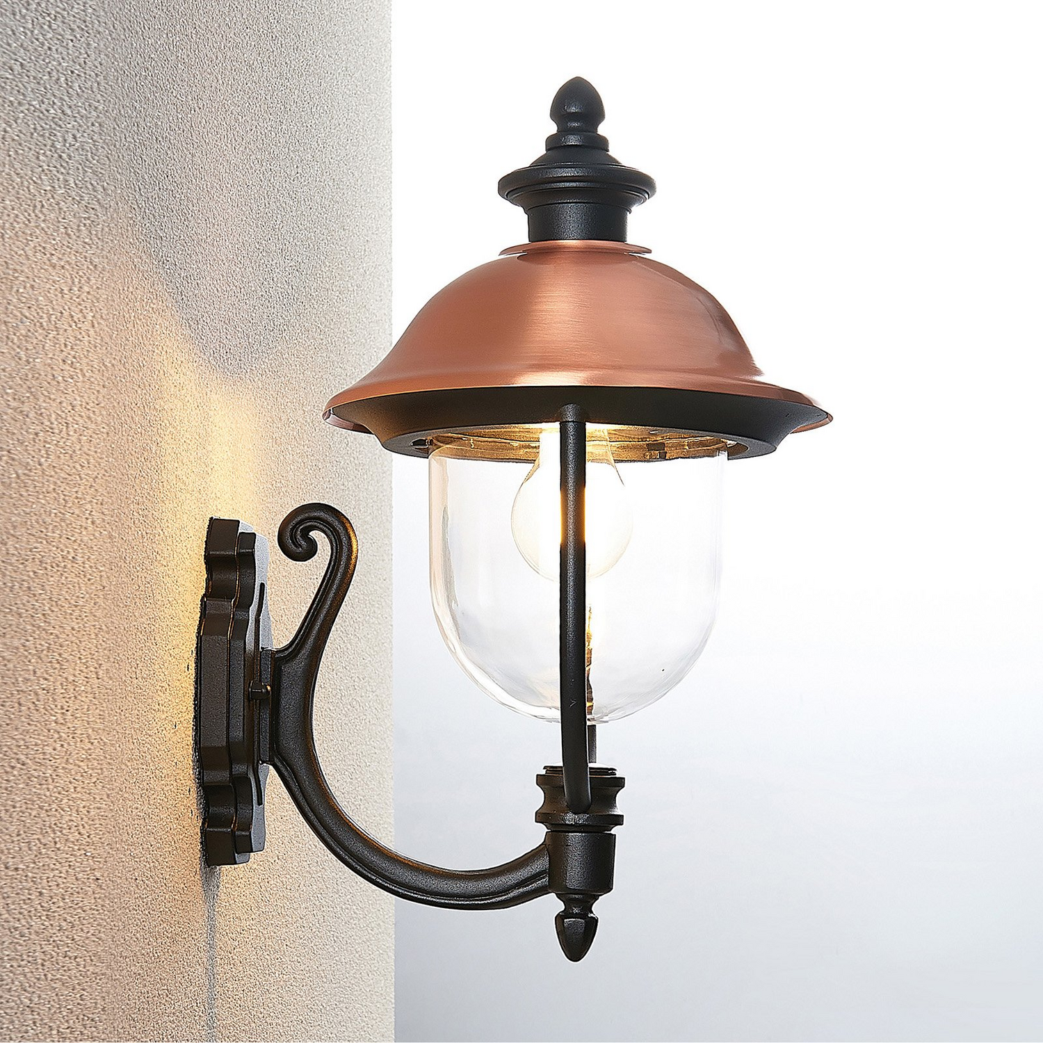 B-Ware Lindby Clint Außenwandleuchte Gartenleuchte Terrassenlicht Deko Außenleuchte E27