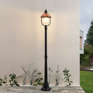 B-Ware Lindby Clint Mastleuchte Gartenlampe Gartenleuchte Wegeleuchte Lampe 1 Flam659