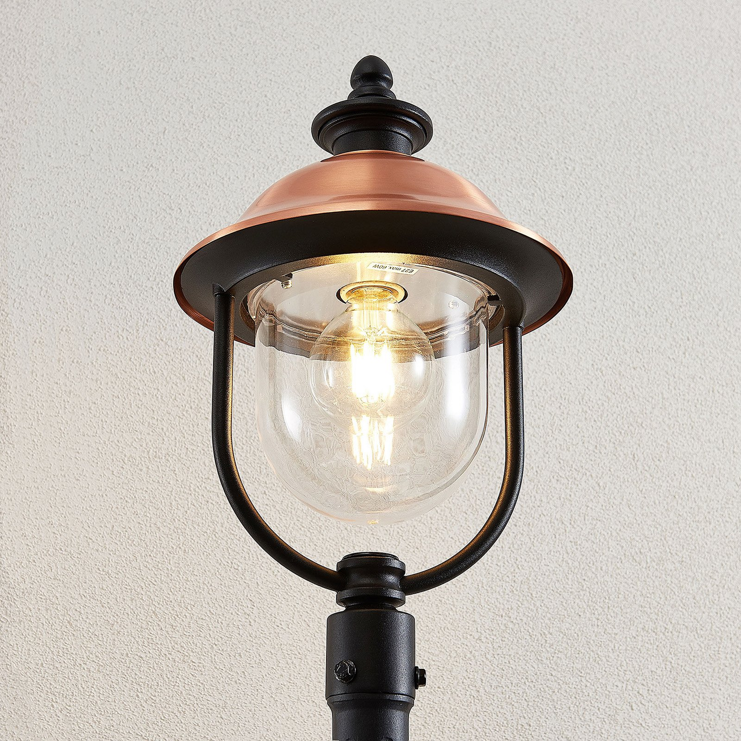 B-Ware Lindby Clint Mastleuchte Gartenlampe Gartenleuchte Wegeleuchte Lampe 1 Flam659