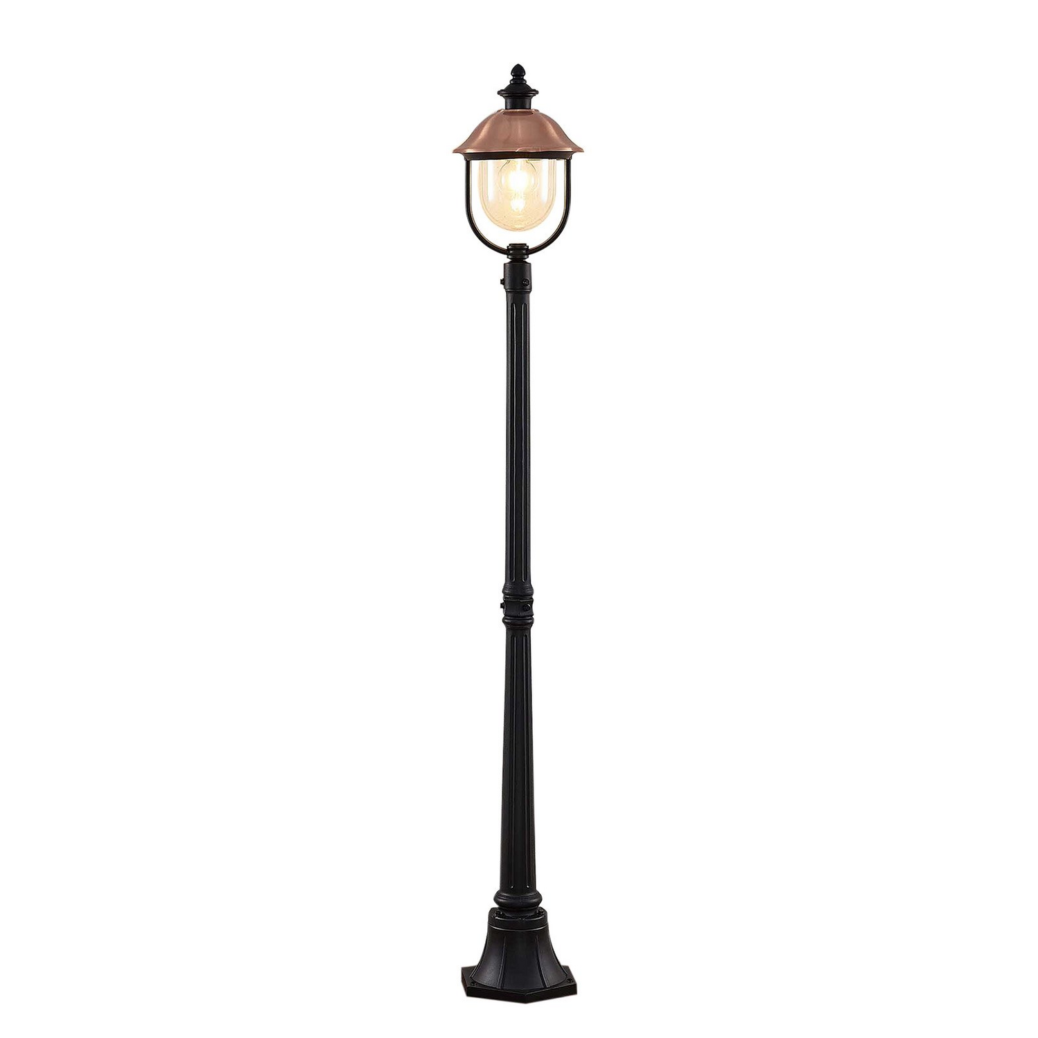 B-Ware Lindby Clint Mastleuchte Gartenlampe Gartenleuchte Wegeleuchte Lampe 1 Flam659