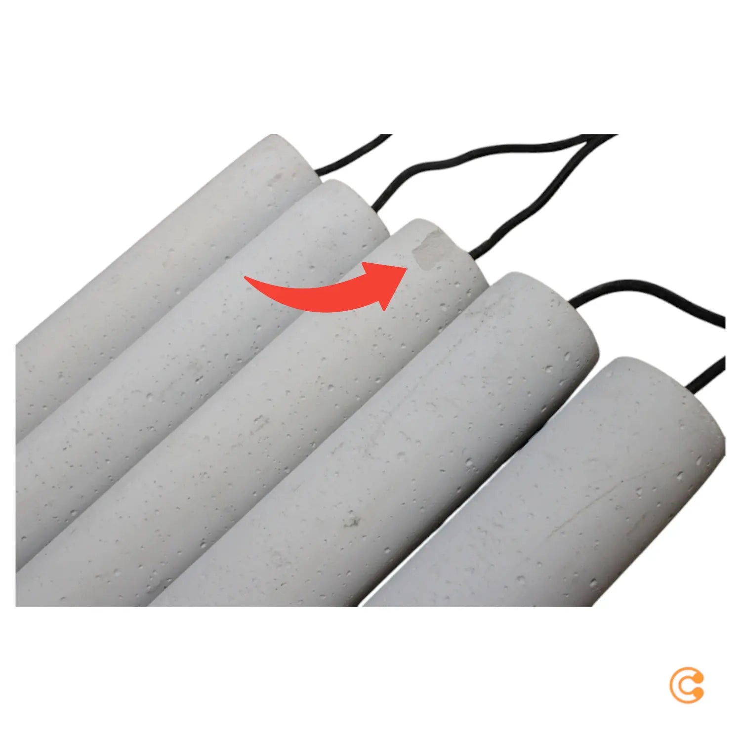 B-Ware Lindby Concretto Pendelleuchte Hängeleuchte 5 Flmg Gu10 Grau Siehe Text/Foto - 4251096584165