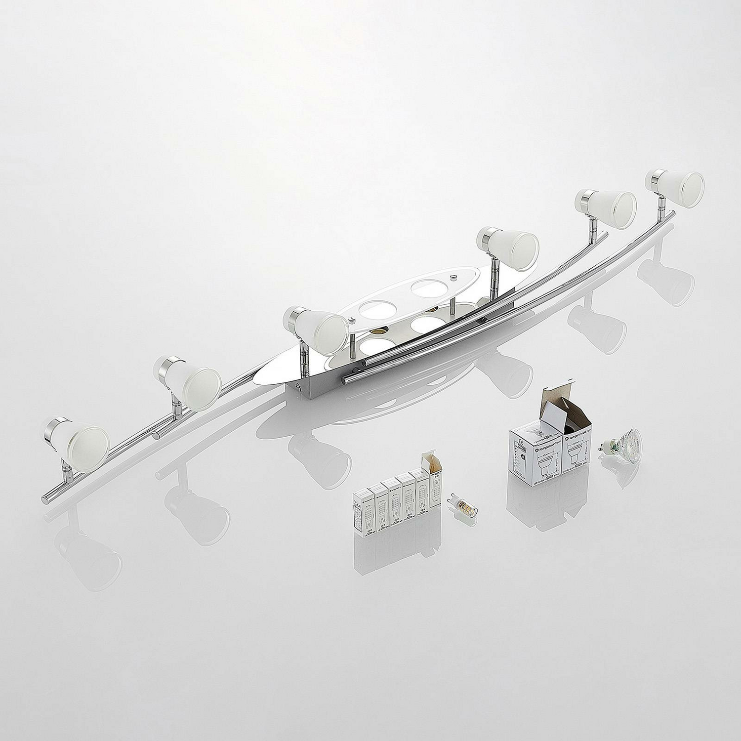 Lindby Danil Led Deckenstrahler Deckenlampe Deckenlampe Mit Glasschirmen B-Ware - 8502193130328