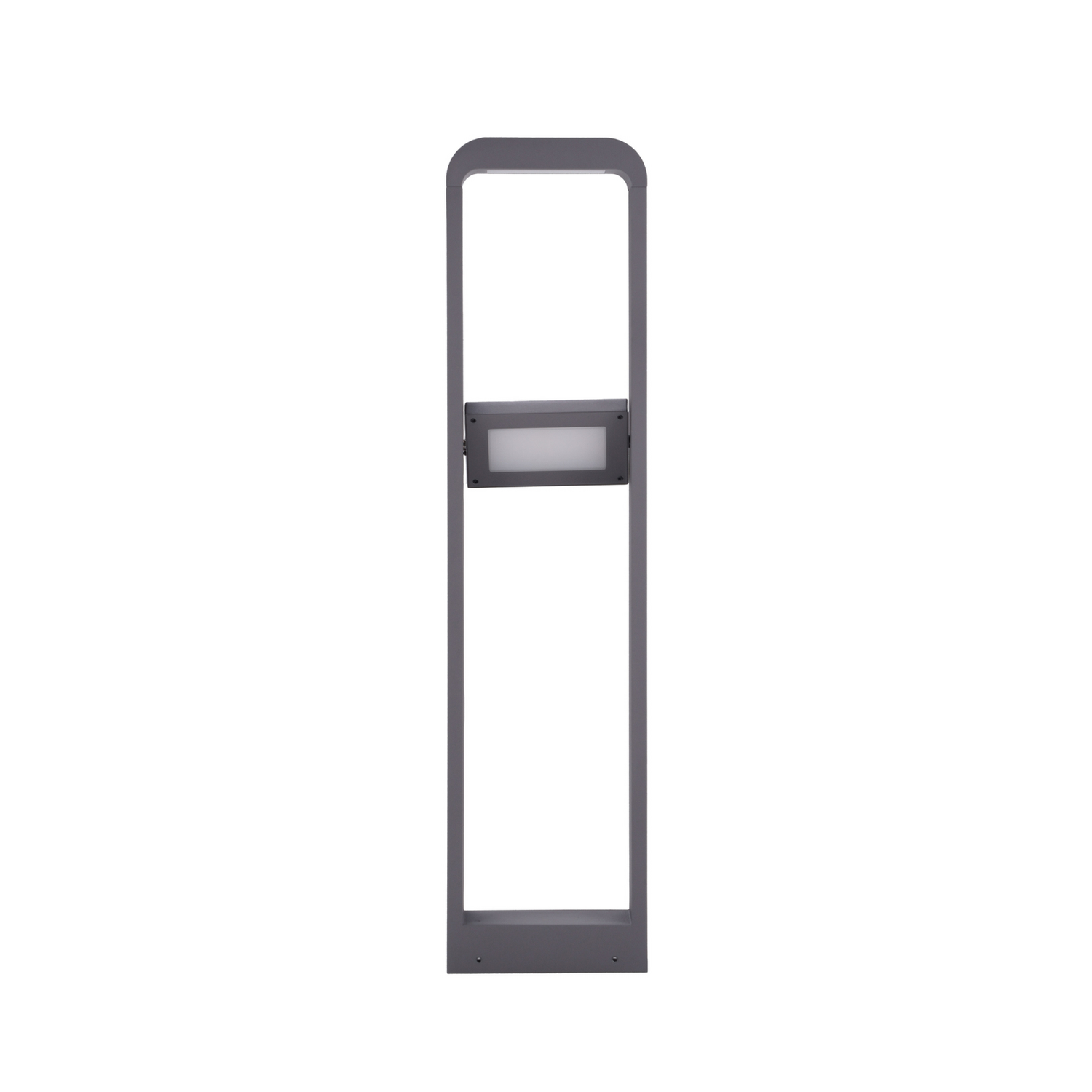B-Ware Lindby Wegeleuchte Gartenlampe Led Darko Aluminium Dunkelgrau Ip54 Außenbeleucht