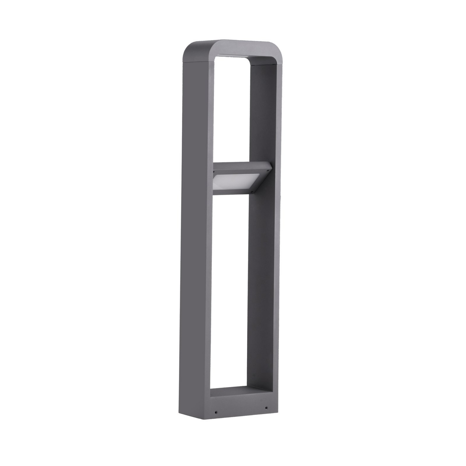 B-Ware Lindby Wegeleuchte Gartenlampe Led Darko Aluminium Dunkelgrau Ip54 Außenbeleucht