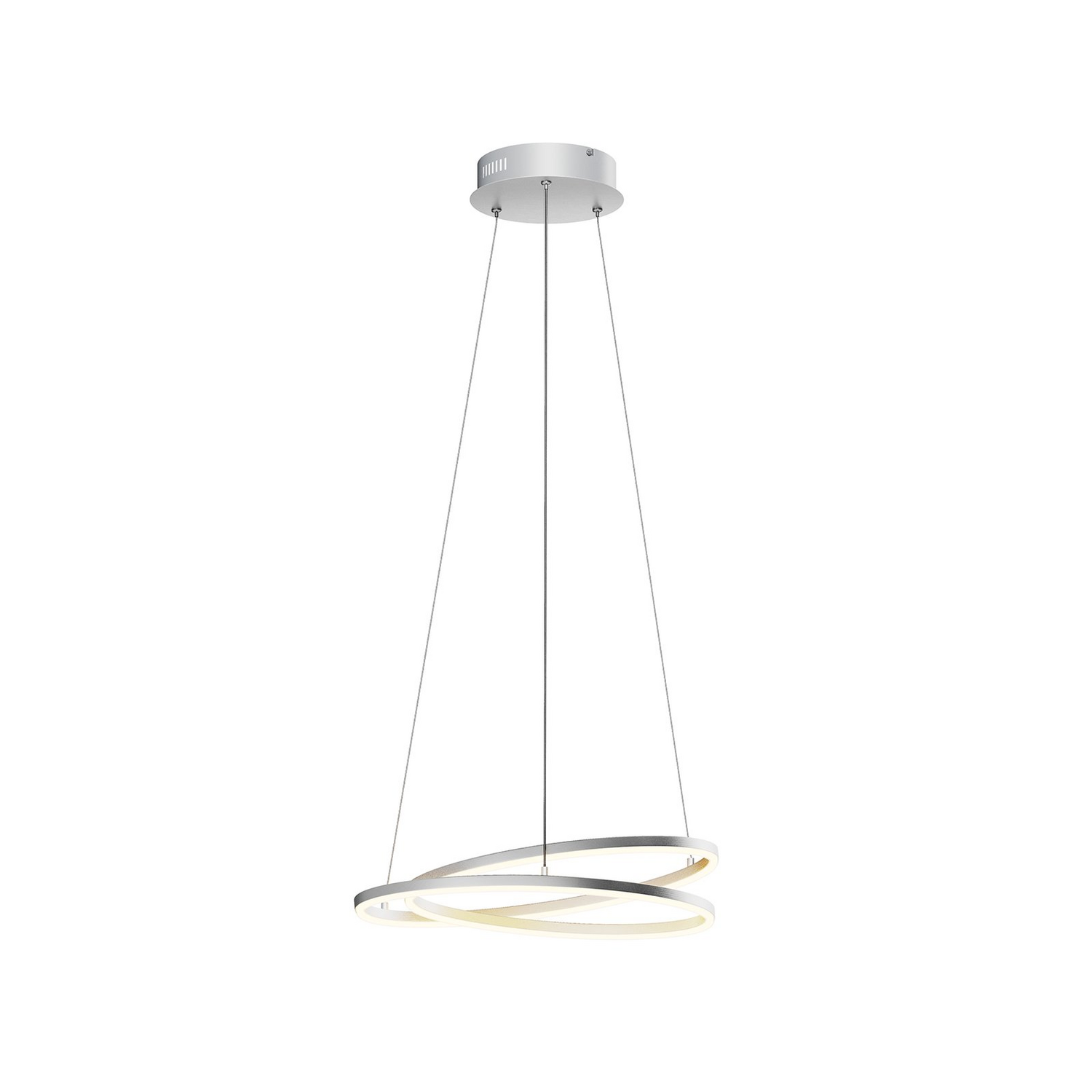 B-Ware Lindby Davian Led Hängeleuchte Hängeleuchte Deckenlampe Lampe 37 W Dimmbar Nickel