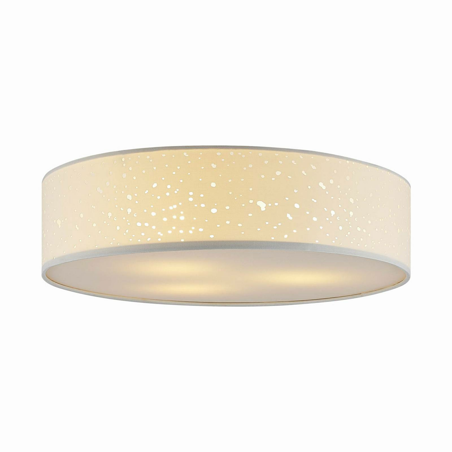 B-Ware Lindby Deckenlampe Deckenleuchte Alwine Led Weiß Stoff Metall Wlan Dimmbar Direk - 4251096553604
