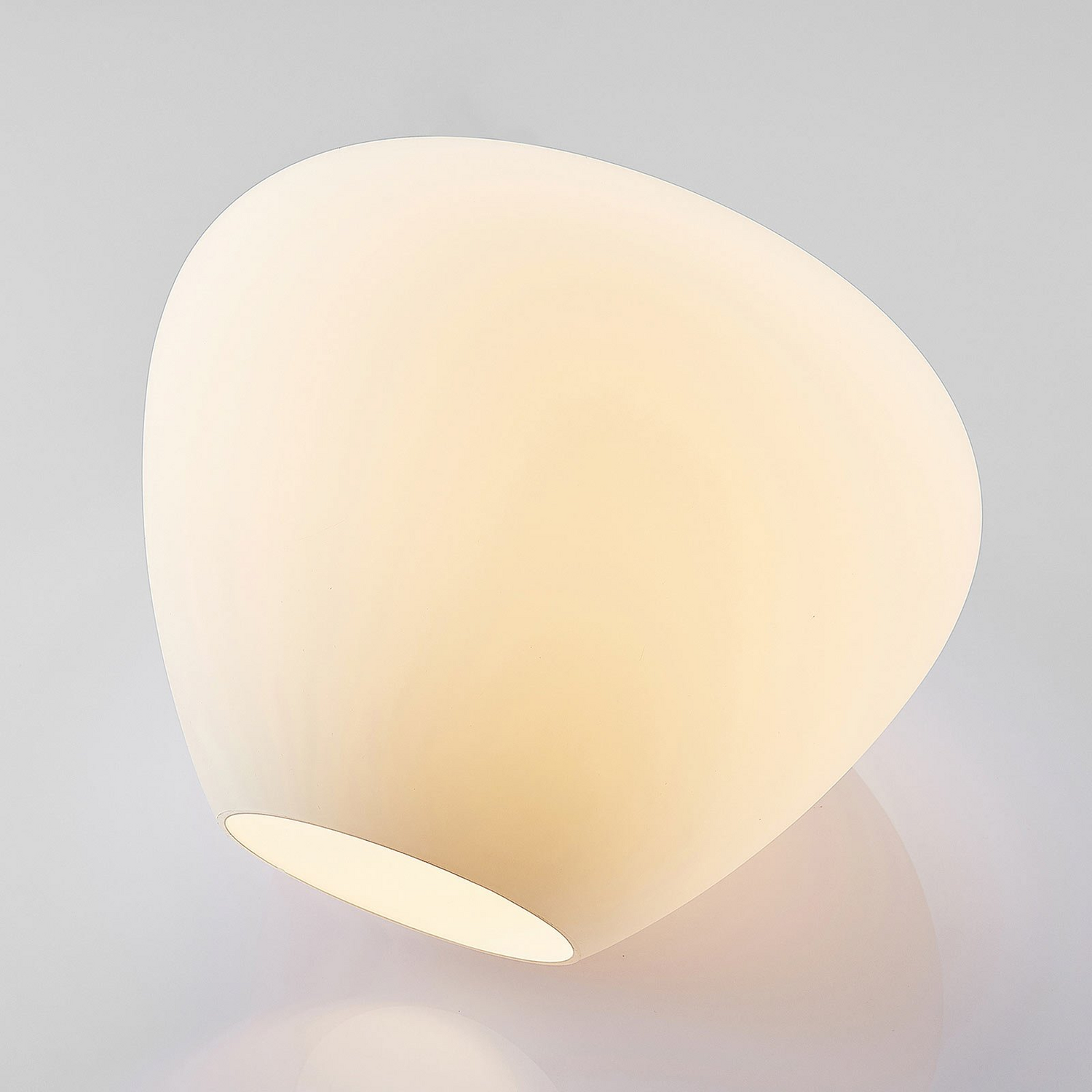 B-Ware Lindby Glas Deckenlampe Bibiane Deckenlampe Deckenlicht Leuchte Lampe Opalweiß