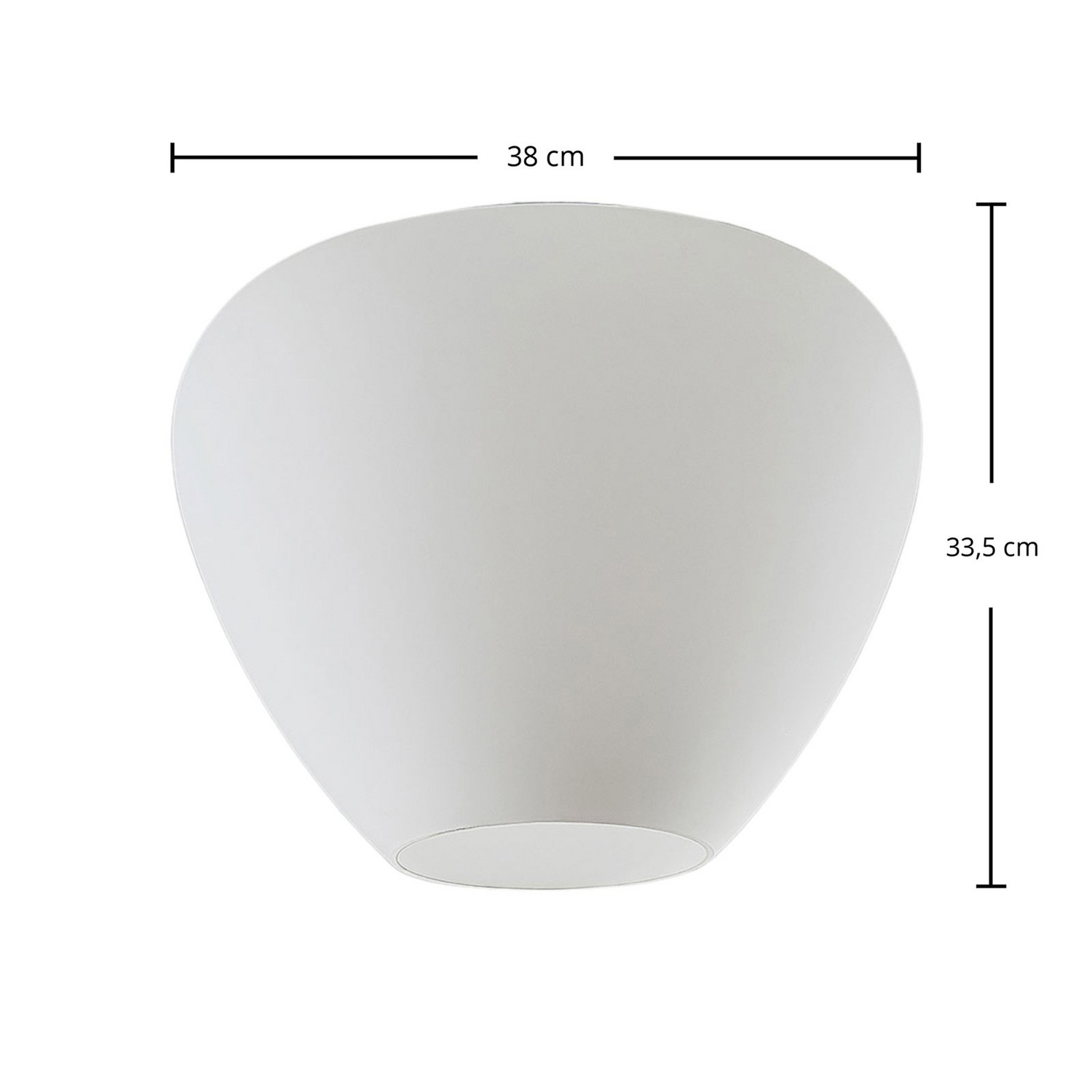 B-Ware Lindby Glas Deckenlampe Bibiane Deckenlampe Deckenlicht Leuchte Lampe Opalweiß