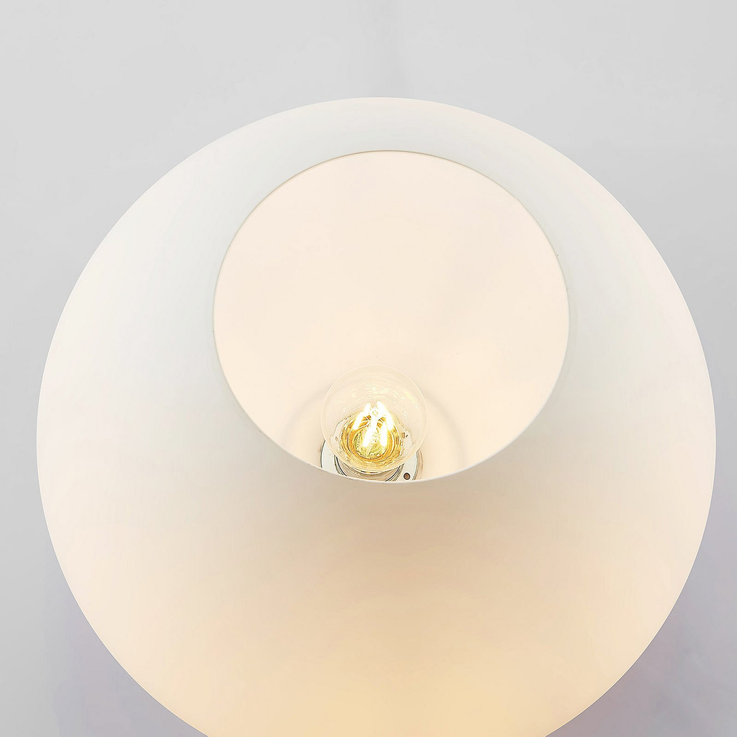 B-Ware Lindby Glas Deckenlampe Bibiane Deckenlampe Deckenlicht Leuchte Lampe Opalweiß