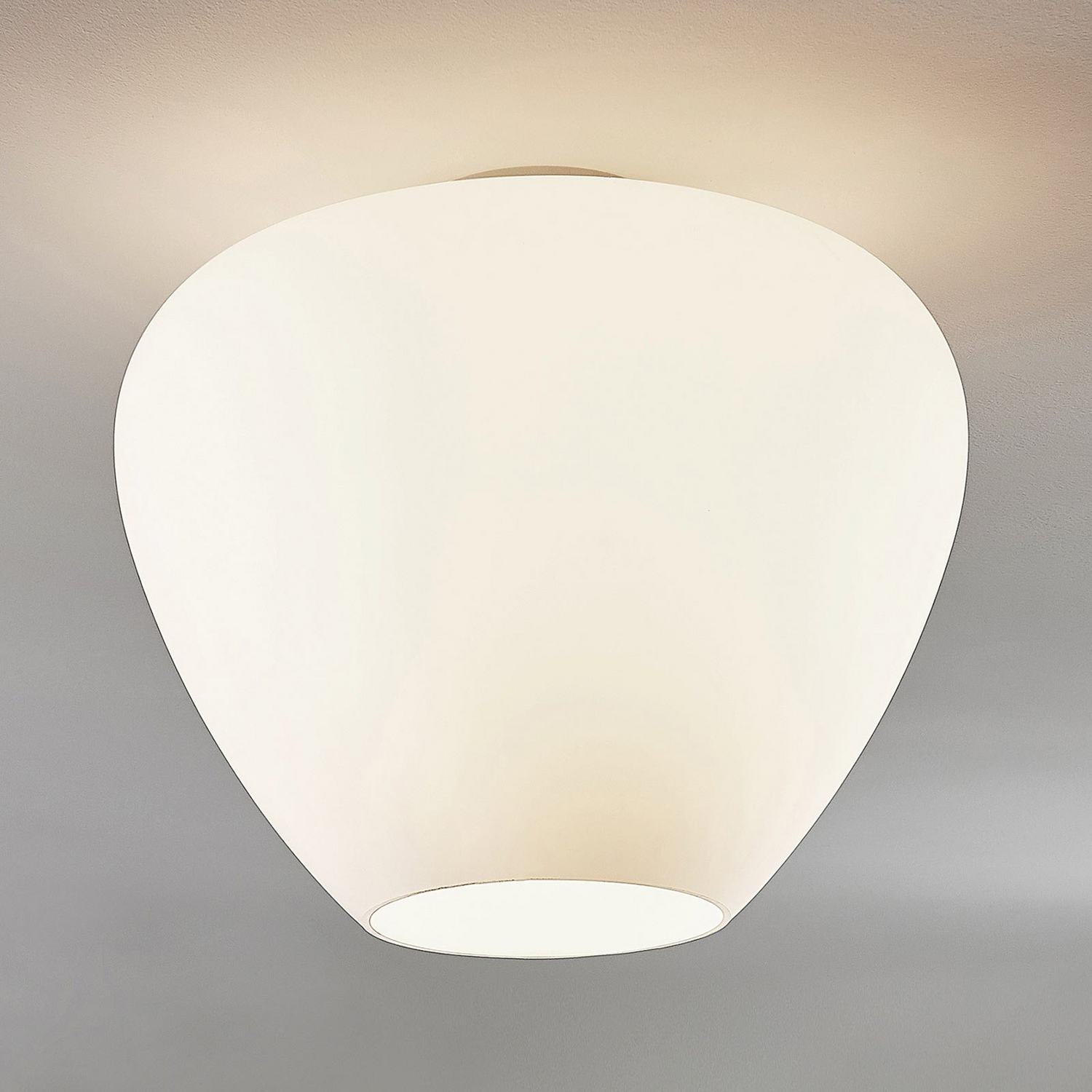 B-Ware Lindby Glas Deckenlampe Bibiane Deckenlampe Deckenlicht Leuchte Lampe Opalweiß