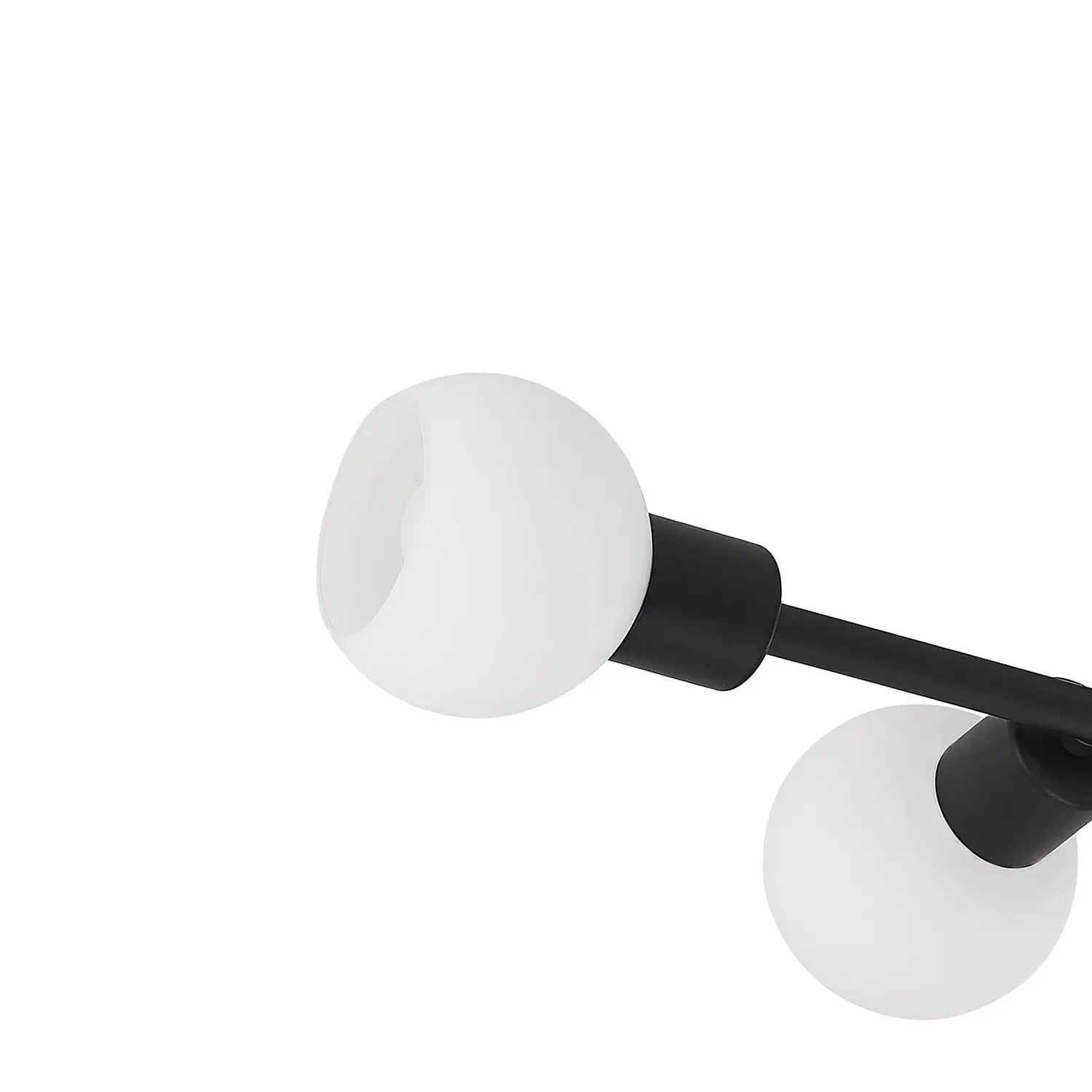 B-Ware Lindby Deckenleuchte Deckenlampe Biscala Led Schwarz Opalweiß Matt Glas Stahl650 - 4251911719871