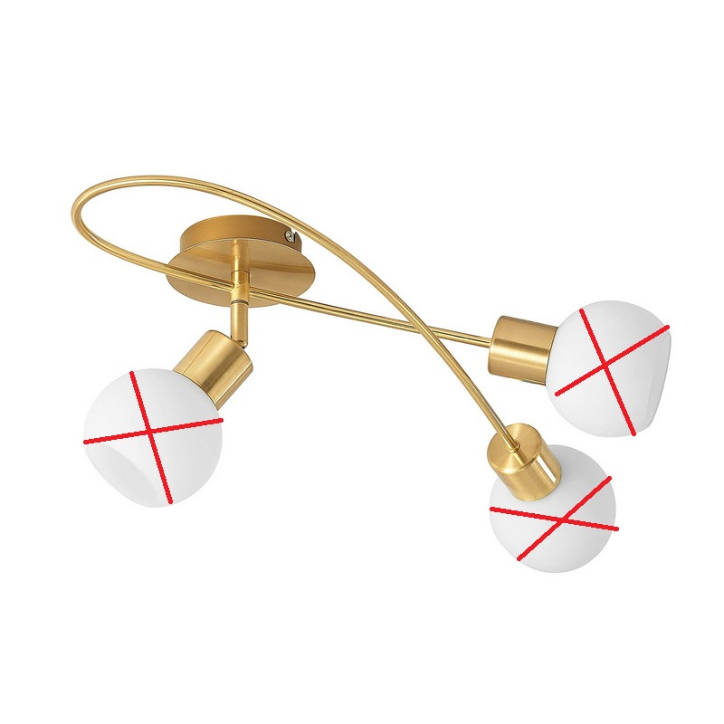 Lindby Deckenlampe Elaina Hängelampe Lampe Leuchte 3-flammig E14 SIEHE TEXT/FOTO - 4251911710564