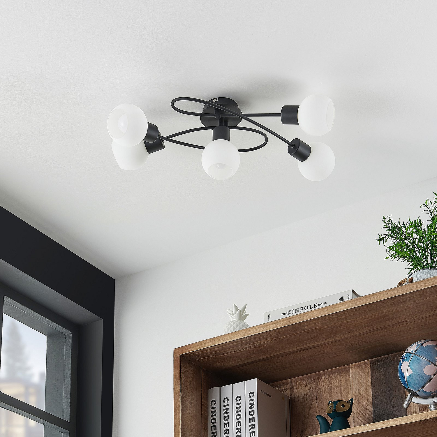 B-Ware Lindby Deckenlampe Elaina Lampe Leuchte Deckenleuchte Hängeleuchte E14 Lichter