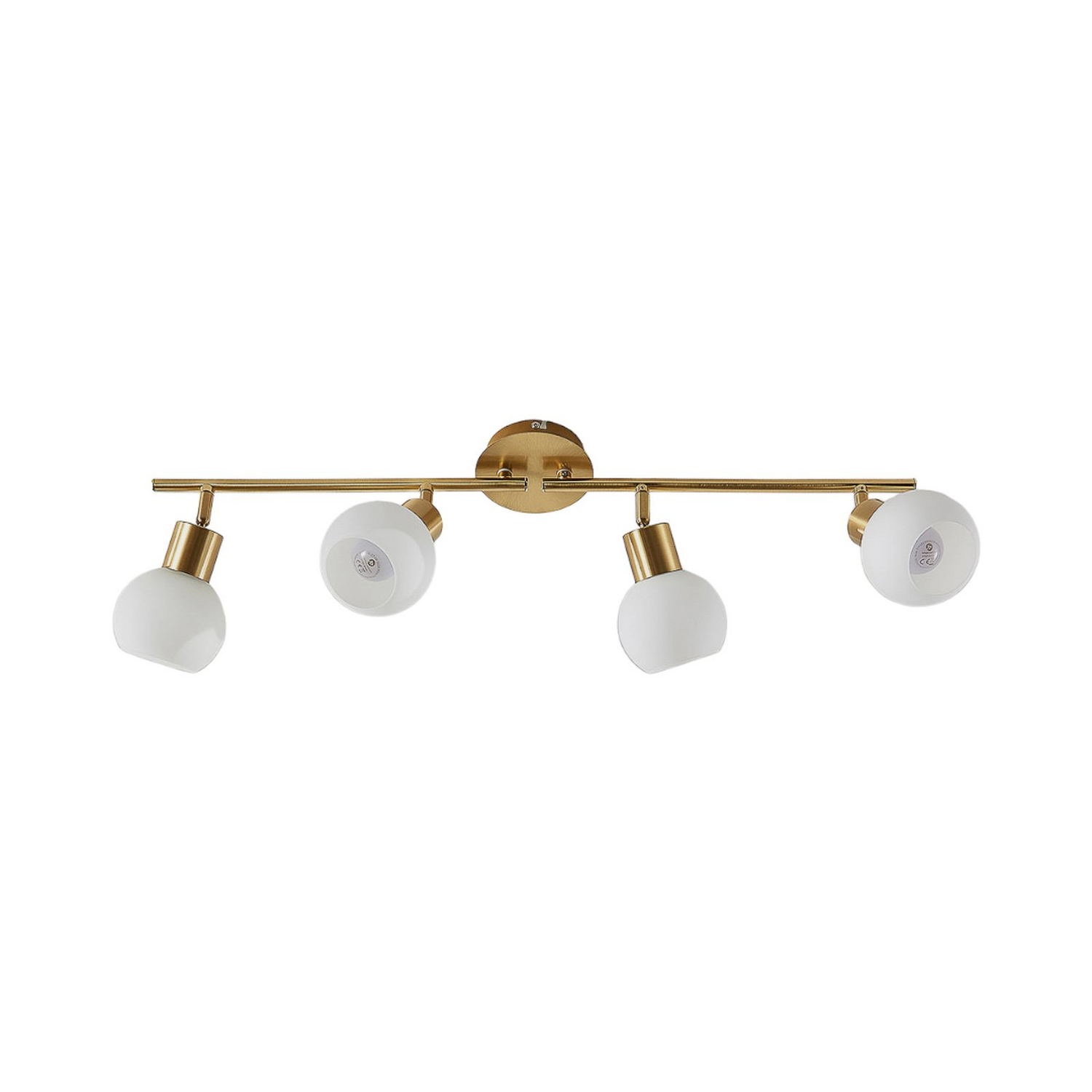 B-Ware Lindby Deckenleuchte Deckenlampe Elaina Messing Glas Opalglasschirme 4 Flam314 - 6291106553307