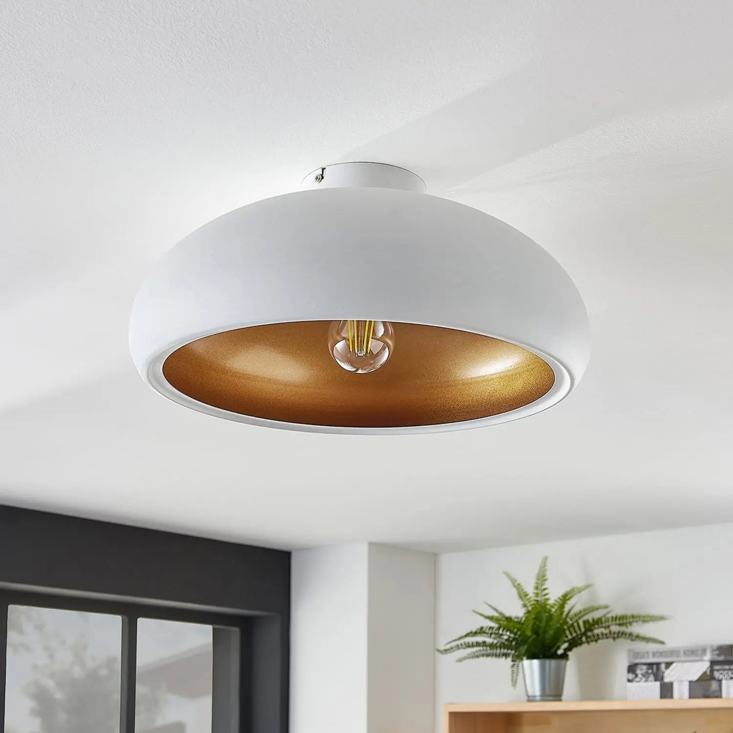 B-Ware Lindby Metall Deckenlampe Gerwina Deckenleuchte Lampe Leuchte Wohnzimmer Flur - 4251096560626