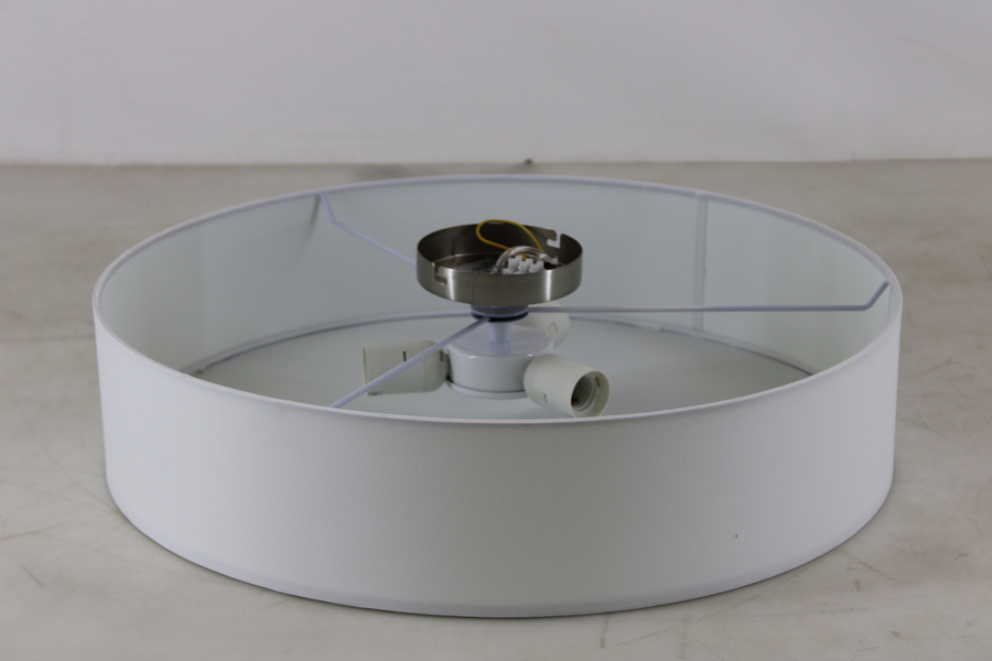 Lindby Stoff Deckenlampe Gordana Deckenlampe Hängelampe E27 Weiß Siehe Text/Foto B-Ware - 4251096558814