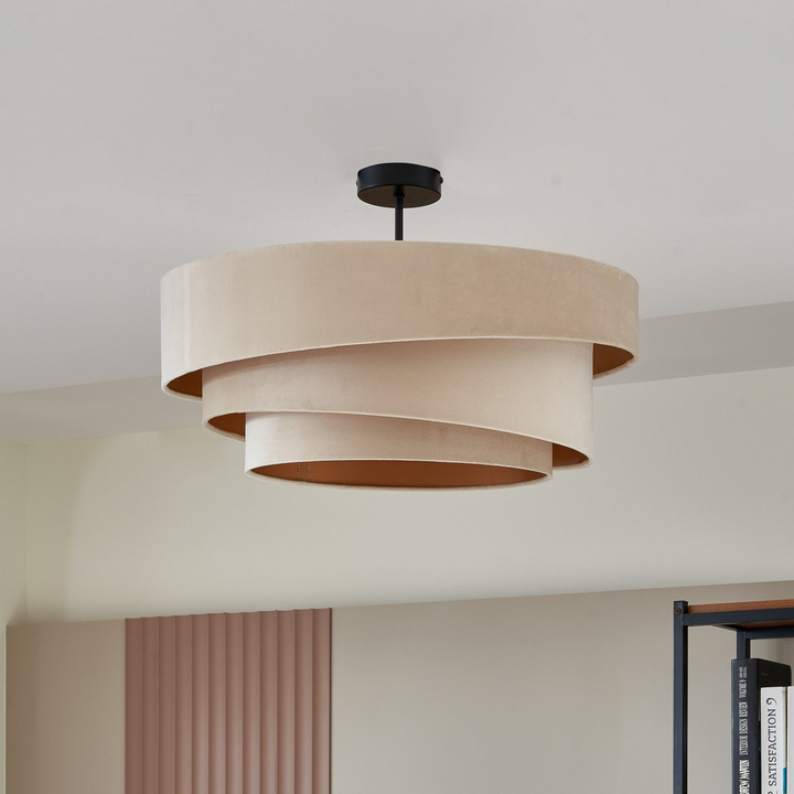 Lindby Jusari Deckenlampe Hängeleuchte Lampe Leuchte E27 3 Flmg Aus Textil Weiß B-Ware - 4251911745832