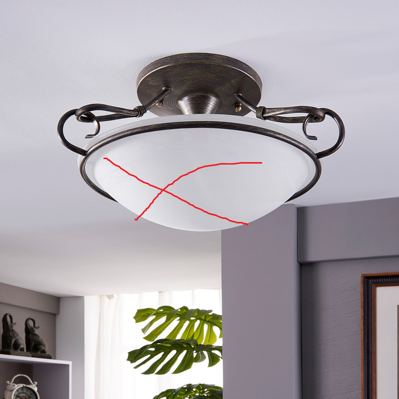 Lindby Deckenlampe Rando Wohnzimmerleuchte Deckenleuchte Lampe Siehe Text/Foto B-Ware