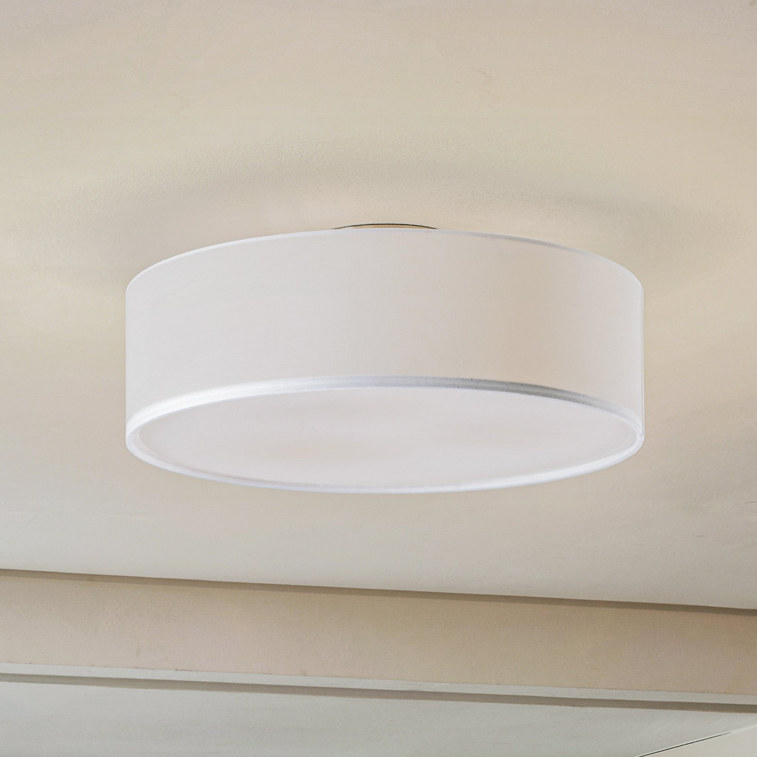 B-Ware Lindby Deckenlampe Sebatin Hängelampe Lampe Leuchte ø 40 Cm E14 3 Flammig Creme