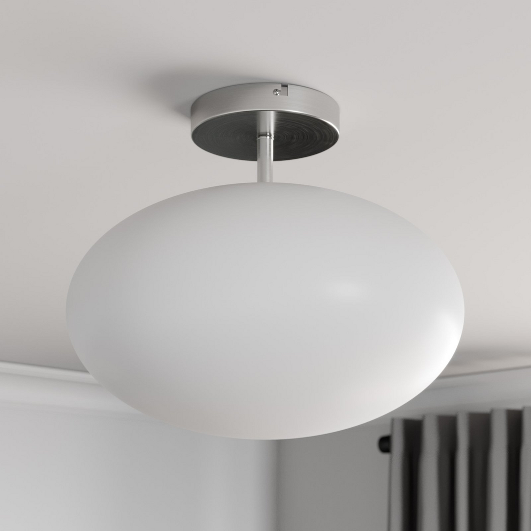 Lindby Sonika Deckenlampe Deckenlampe Lampe Wohnzimmerlampe Leuchte E27 Nickel B-Ware