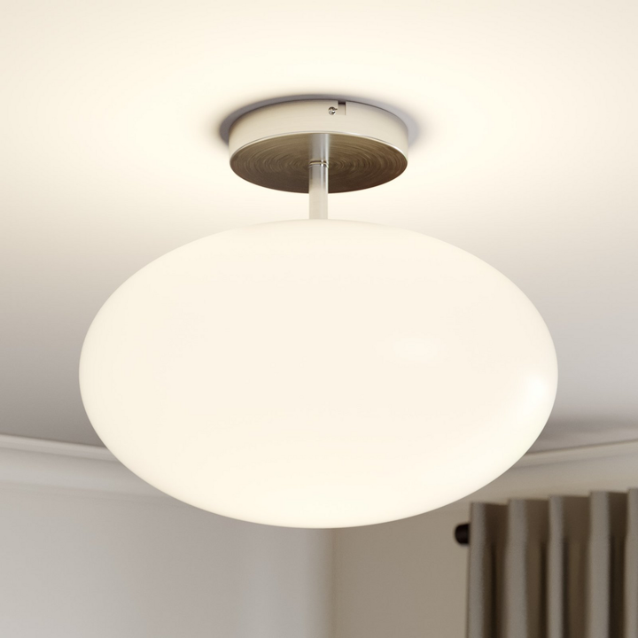 Lindby Sonika Deckenlampe Deckenlampe Lampe Wohnzimmerlampe Leuchte E27 Nickel B-Ware