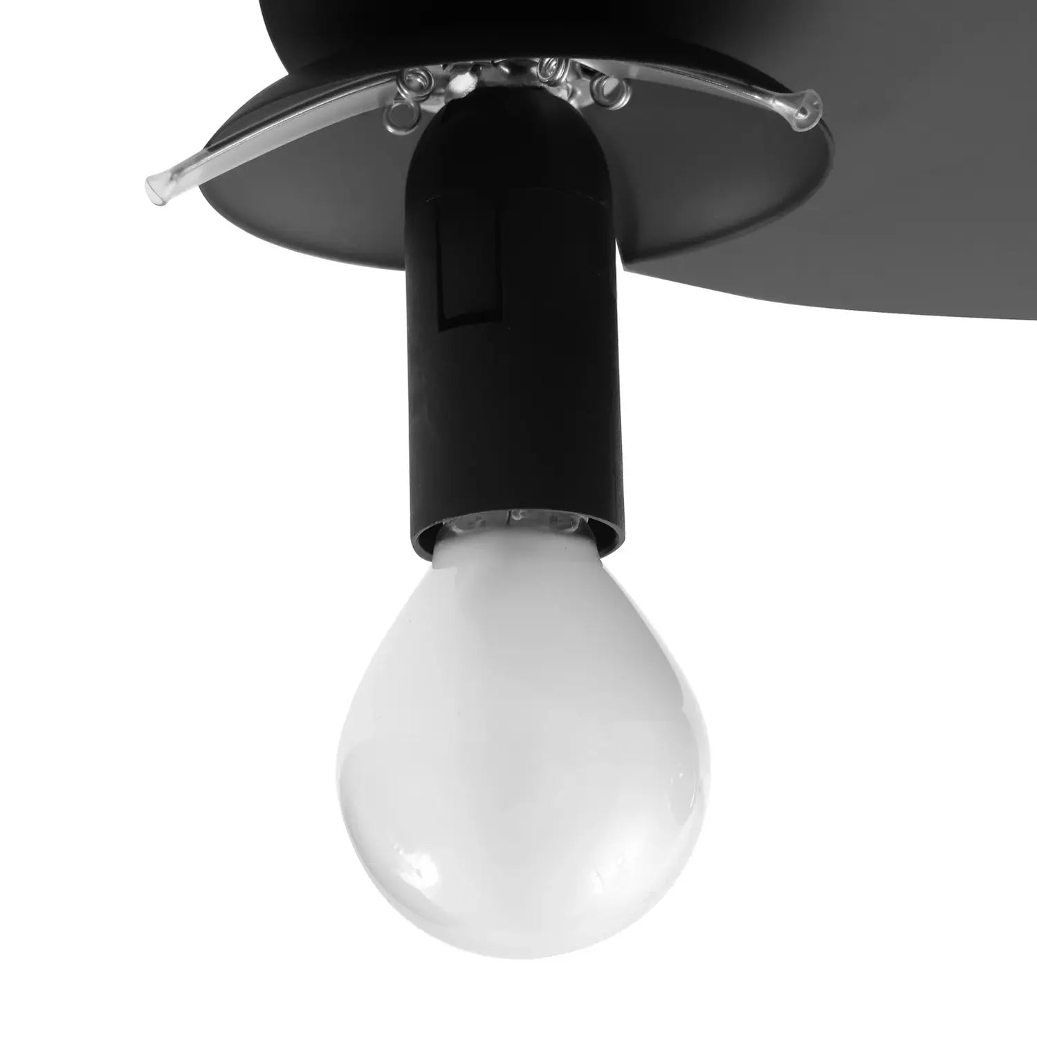 B-Ware Lindby Deckenlampe Deckenleuchte Glas Rauchgrau Rund Valentina Braun Eisen