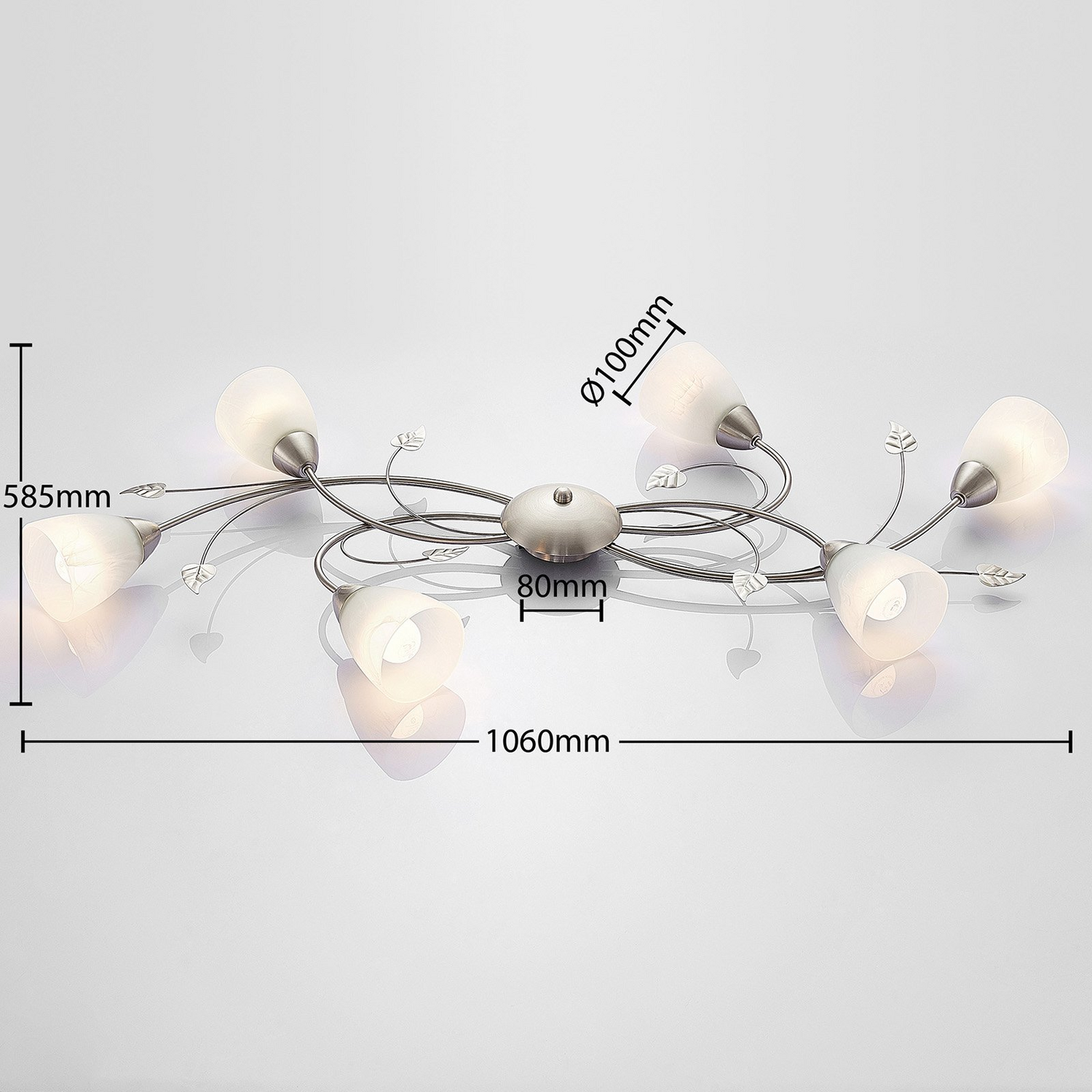 B-Ware Lindby Yannie Led Deckenlampe 6 Flg Deckenlampe Deckenlicht Siehe Text/Foto - 4251096565355