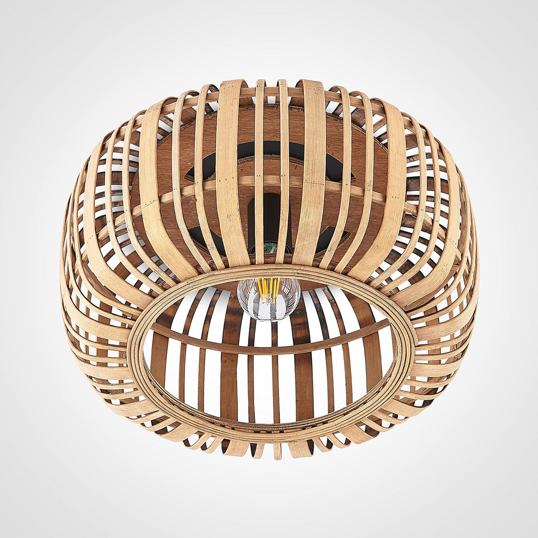 Lindby Canyana Deckenlampe Deckenleuchte Lampe Leuchte Aus Rattanschirm Natur B-Ware - 4251096596595