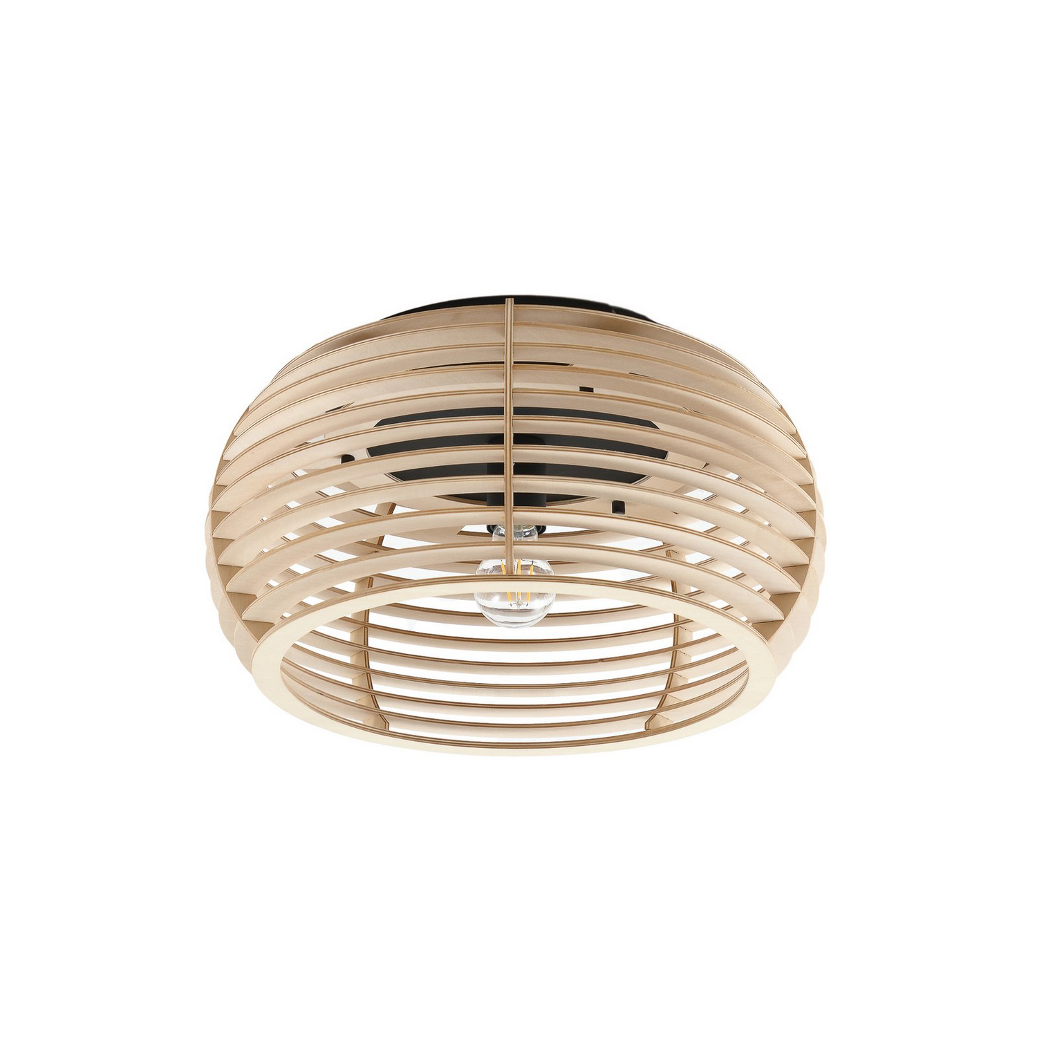 Lindby Deckenleuchte Lampe Holz E27 Ediz 1 Flammig Leuchte Led ø 44,4 Cm B-Ware - 4251911777307